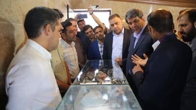 نمایشگاه گوهرسنگ و شهاب‌سنگ‌های ایران در زرند افتتاح شد
