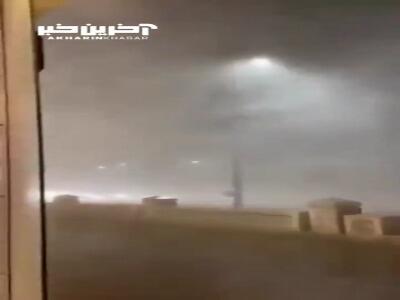 طوفانی نادر اسکندریه مصر را در هم کوبید