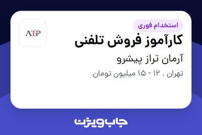 استخدام کارآموز فروش تلفنی - خانم در آرمان تراز پیشرو