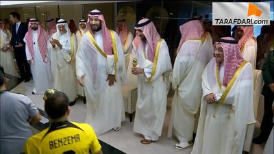 محمد بن سلمان و اهدای کاپ قهرمانی جام حذفی عربستان به کریم بنزما، کاپیتان الاتحاد - پارس فوتبال