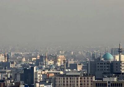وضعیت آلودگی هوای مشهد؛ شنبه ۱۰ خرداد ۱۴۰۴