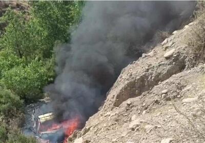 حادثه دلخراش در فیلگاه؛ سقوط خودرو و جان باختن راننده - تسنیم