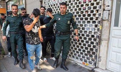 اراذل و اوباش محله پونک تهران دستگیر شدند