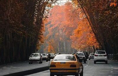 تصویری دیدنی از  خیابان ولیعصر ۷۵ سال پیش