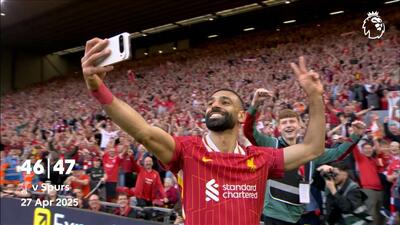 47 گل و پاس‌گل تماشایی از محمد صلاح در سال 2025