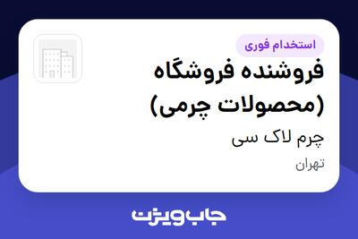 استخدام فروشنده فروشگاه (محصولات چرمی) - آقا در چرم لاک سی