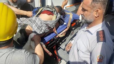 نجات معجزه‌آسا کارگر ساختمانی پس از سقوط