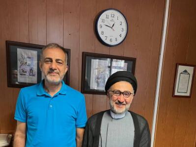 ابطحی به دیدار علیرضا بهشتی رفت
