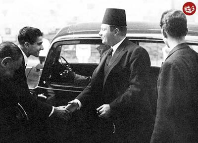 ملاقات باشکوه پادشاه مصر و خاندان پهلوی قبل از این که محمد رضا پهلوی ملکه مصر را طلاق دهد+ عکس