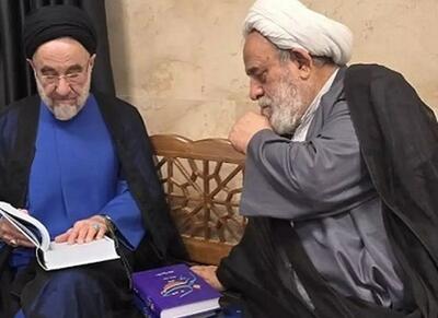 دیدار حاج حسین انصاریان و سید محمد خاتمی؛ نشانه‌ای از بلوغ اخلاقی و دینی