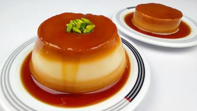 طرز تهیه کرم کارامل بدون فر و همزن بدون استفاده از بخار و یا پخت پز در سریعترین زمان به روش قنادی!