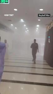 ببینید؛ آتش‌سوزی هتلی مملو از زائران در مکه