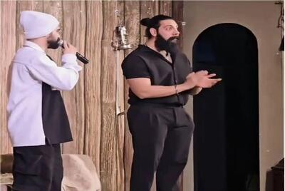 آواز شاد؛ آقاهه با سه متر ریش بافتنی یجور رقص و عشوه میاد دختران سرزمین ناتوانن