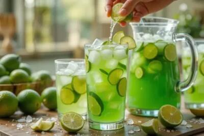 طرز تهیه لیموناد برزیلی با شیرعسلی