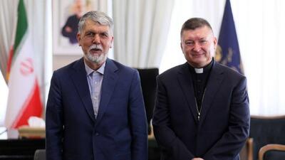 دیدار سفیر واتیکان با وزیر فرهنگ و ارشاد اسلامی