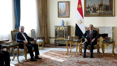 دیدار عراقچی با رئیس‌جمهور مصر