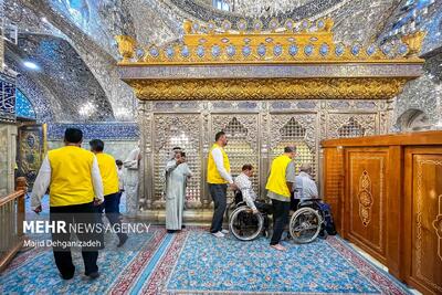عکس/ اعزام جانبازان دفاع مقدس به عتبات عالیات
