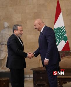 عکس/ دیدار «عراقچی» با رئیس جمهور لبنان