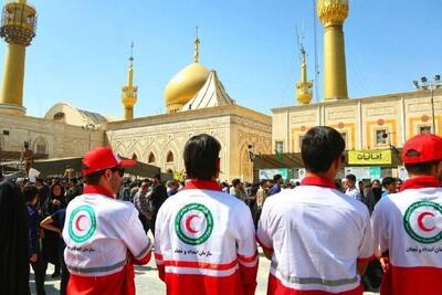 آماده‌باش جمعیت هلال‌احمر استان تهران در مراسم سالگرد ارتحال امام خمینی (ره)