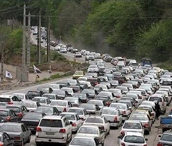تردد در مسیر شمال به جنوب محور چالوس و آزادراه تهران - شمال ممنوع شد