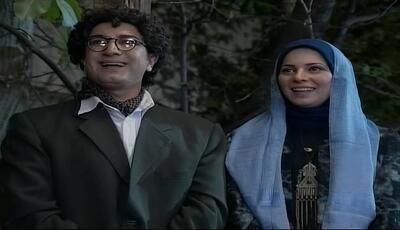 قاب عاشقانه گلچهره کوچه اقاقیا با همسرش | اقتصاد24