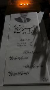ویدئوی غم‌انگیزی پریناز ایزدیار از مزار پدرش