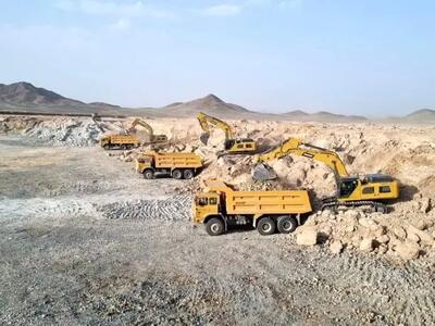 فعالیت شبانه‌روزی معدن‌کار باختر در معدن مس جانجا؛ ۱۲ میلیون تن باطله‌برداری تاکنون