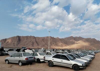 وجود ۱۸۸۱ خودروی توقیفی در پارکنیگ‌های مواد مخدر و اموال تملیکی استان کرمان