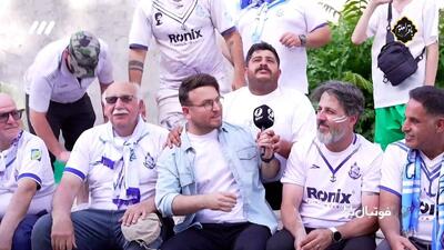 شعار هواداران ملوان برای مازیار زارع:  زارع هانسی فلیک