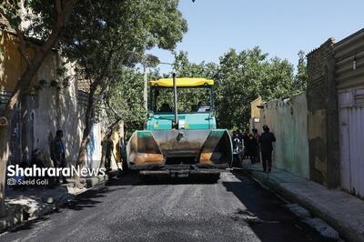 «نهضت آسفالت» در مشهد؛ تحقق ۴ میلیون مترمربع روکش معابر تا پایان خرداد