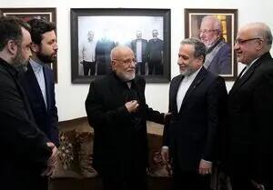 دیدار عراقچی با خانواده شهید سیدحسن نصرالله