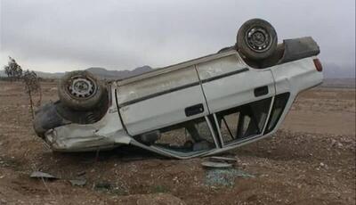 واژگونی ۲ خودرو در همدان ۱۰ مصدوم بر جای گذاشت