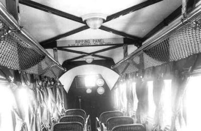 فضای داخلی یک هواپیمای مسافربری (سال 1936) متعلق به شرکت: Imperial Airways (عکس)