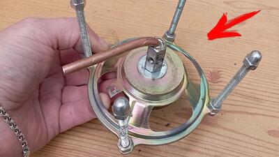 ایده خلاقانه ساخت اجاق گاز با یک بلندگو ساده