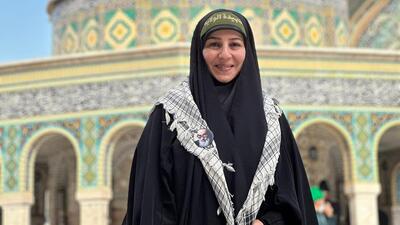 دختری که با یک جمله امام مقابل تانک اسرائیلی ایستاد + تصاویر