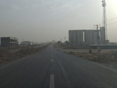 گردوخاک و باد شدید در بجنورد