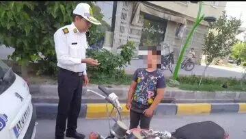 پلیس فراجای اصفهان جلوی پسر بچه ۹ ساله را گرفت!