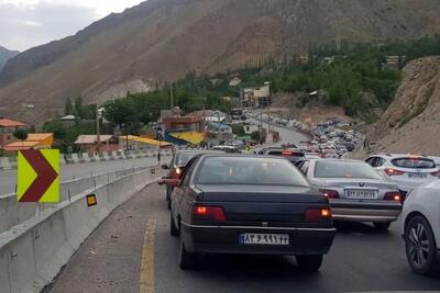 یکطرفه شدن جاده کندوان؛ ترافیک شدید در جاده هراز و سوادکوه