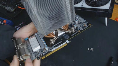 نتیجه دیدنی نصب کولر CPU روی کارت گرافیک GTX 960 [تماشا کنید]