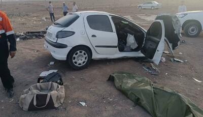 تصادف مرگبار در قم جان یک‌ نفر را گرفت