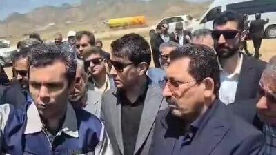 هم اکنون؛ بازدید وزیر صمت به همراه هیات همراه از پروژه کنسانتره‌سازی گلالی صبانور /ویدئو