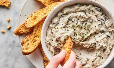 طرز تهیه دیپ قارچ
