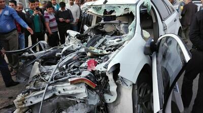 سقوط خودرو از پرتگاه با دو جانباخته در محور کندوان (فیلم)