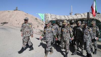 بازدید امیر سرتیپ صباحی فرد از مواضع پدافندی پایتخت