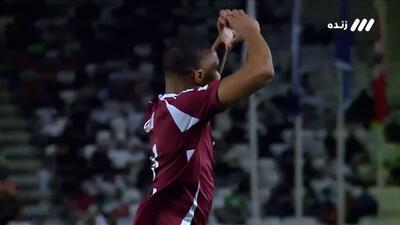 گل اول قطر به ایران (میگل پدرو)