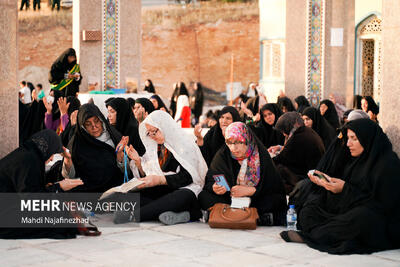 مراسم قرائت دعای عرفه در یاسوج