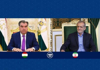 تحکیم مناسبات راهبردی و عزم ایران و تاجیکستان برای توسعه همکاری‌ها