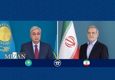 پزشکیان: بر اساس تعالیم نورانی دین مبین اسلام همه کشور‌های اسلامی از جمله قزاقستان را برادر خود می‌دانیم/ توکایف: بر تحکیم و گسترش مناسبات با ایران تاکید داریم