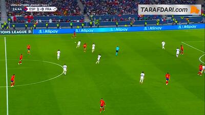 گل میکل مرینو به فرانسه (اسپانیا 2-0 فرانسه) - پارس فوتبال