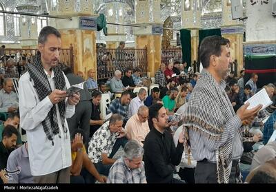 برپایی دعای عرفه در آستان امامزاده علی بن باقر اردهال+تصاویر - تسنیم